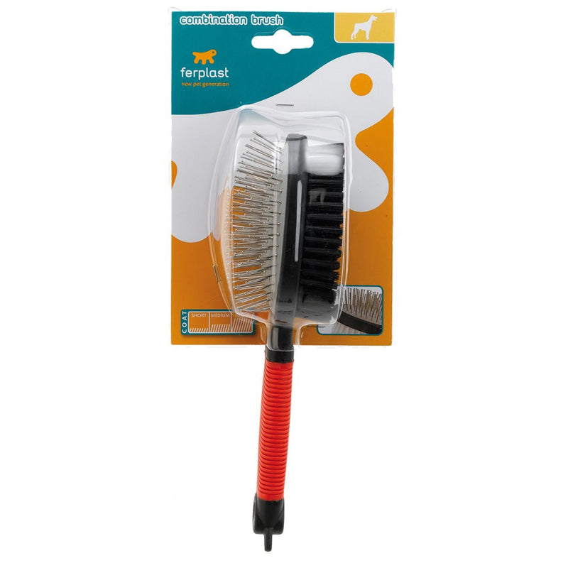 Ferplast Double Sided Brush, Medium - PawsPlanet Australia