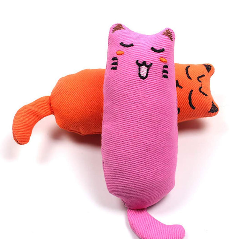 Legendog 5Pcs Catnip Toy, Cat Chew Toy Bite Resistant Catnip Toys for Cats,Catnip Filled Cartoon Mice Cat Teething Chew Toy Multicolor - PawsPlanet Australia