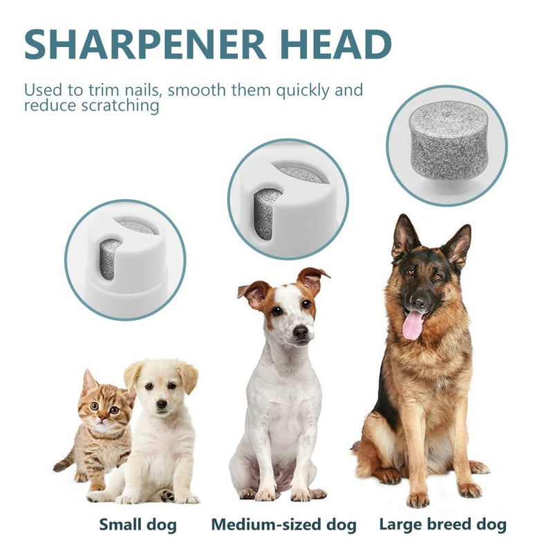 Jooheli 4 in 1 Quiet Dog Clipper, Dog Paw Clipper, Electric Dog Trimmer for Dogs, Cats, Paws, Eyes, Ears, Face, Body, White - PawsPlanet Australia