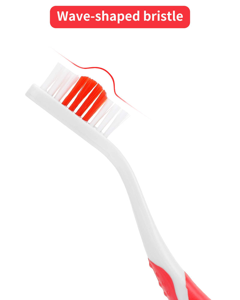 Antimicrobial Toothbrush for Dogs – Professional Dental Care at Home – Fight Plaque and Tartar - Improve Oral Health – Anti-Slip Handle and Ergonomic Design – Individually Packed - Quality Guaranteed - PawsPlanet Australia