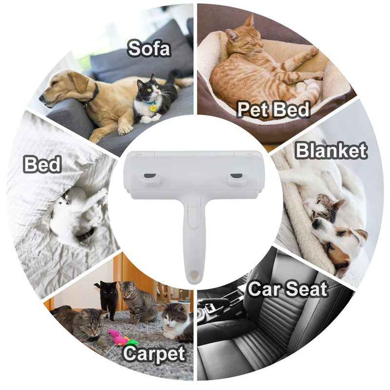 The Fellie Pet Hair Removal Roller Reusable Dog Cat Hair Remover Lint Roller, Easy to Clean Lint Remover for Furniture Sofa Carpet Bedding Clothing - PawsPlanet Australia