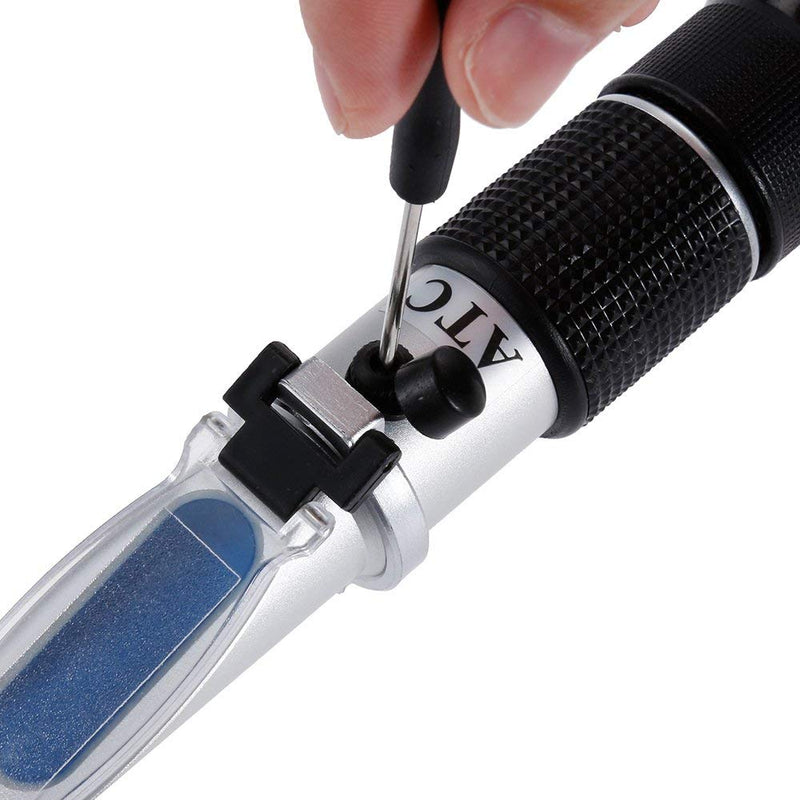 [Australia] - HunterBee Salinity Refractometer for Seawater and Marine Fishkeeping Aquarium 0-100 PPT with Automatic Temperature Compensation SeaWater 0-100ppt 1.000-1.070 