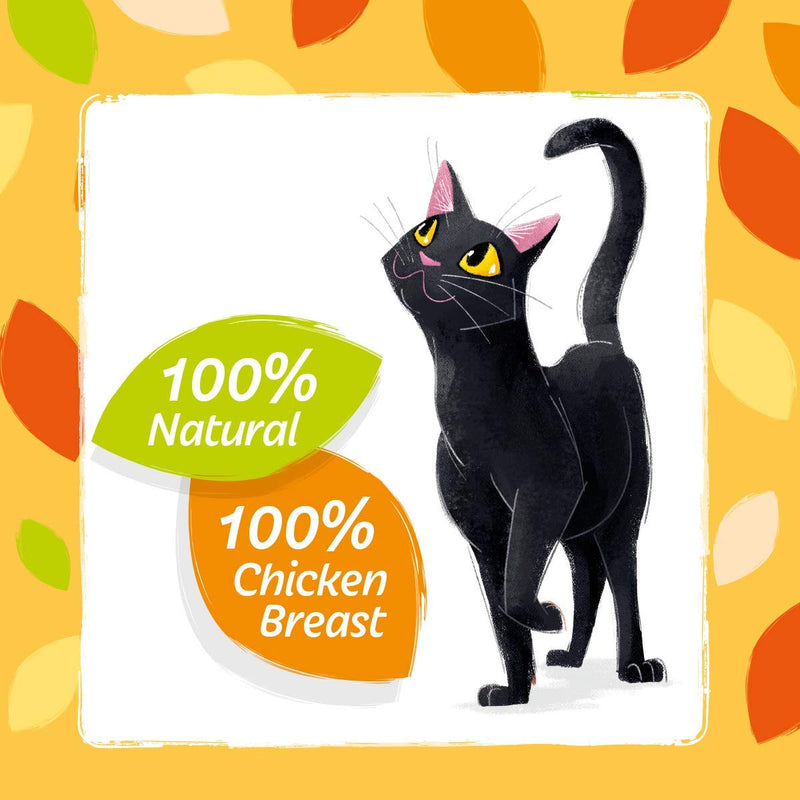 HILIFE,Chicken Treats it's only natural Cat Treats - 100% Chicken Breast, 100% Natural Grain Free, 12 Bags x 10g 10 g (Pack of 12) - PawsPlanet Australia