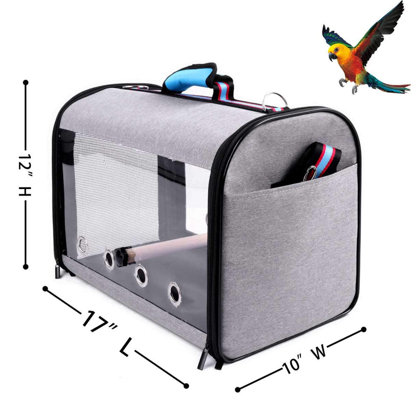 GABraden Lightweight Bird Carriers,Bird Travel Cage Suitcase Portable (Blue) Blue - PawsPlanet Australia