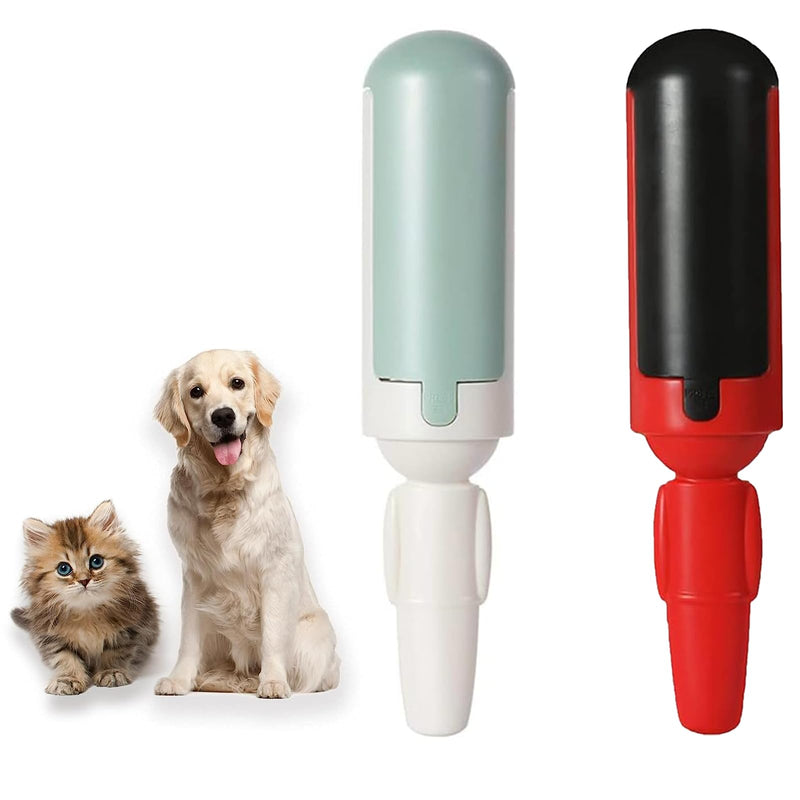 ANQFZQE Lint roller animal hair, 2 pieces reusable lint roller and animal hair remover, perfect solution for dog hair and cat hair remover, lint brush animal hair, washable lint roller. - PawsPlanet Australia