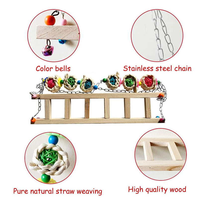 Chicken Toys Chicken Swing and Chicken Bird Xylophone Toy for Poultry Run Rooster Hens Chicks Pet Parrots Macaw Stress Relief for Birds 4 Pcs - PawsPlanet Australia