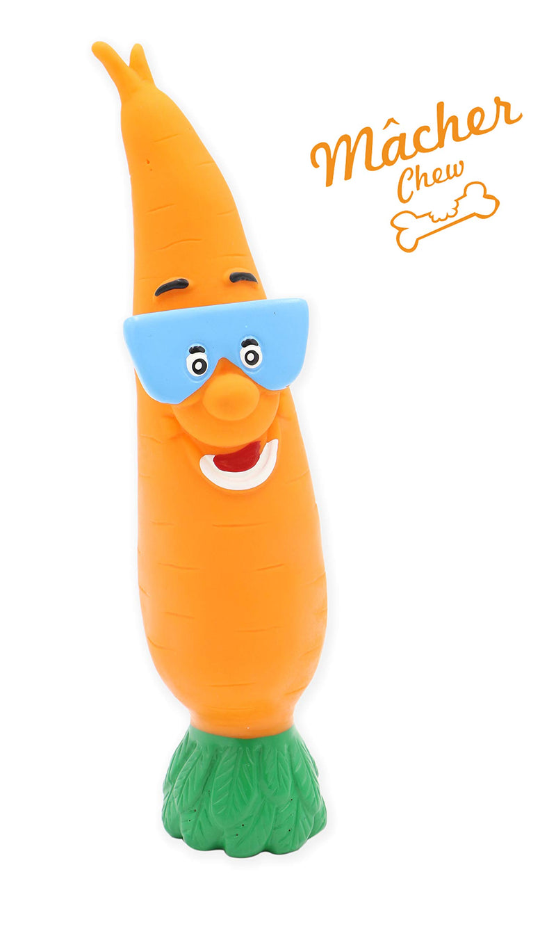 Aime Vinyl carrot toy for dogs 24 cm - PawsPlanet Australia