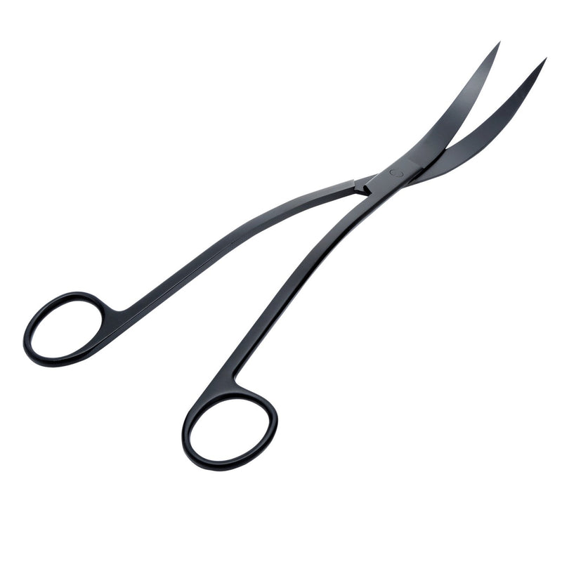 [Australia] - JARDLI Professional Aquarium Plant Aquascaping Wave Scissors Stainless Steel with Carbonation Protection Coating 