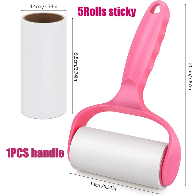Vebetter Lint Roller, 200 Sheets Lint Roller for Animal Hair, Extra Sticky Lint Roller for Clothes, Sofa, Bed and Carpet, Lint Roller for Animals, Cat Hair, Dog Hair Dust, Lint, with Dispenser. - PawsPlanet Australia