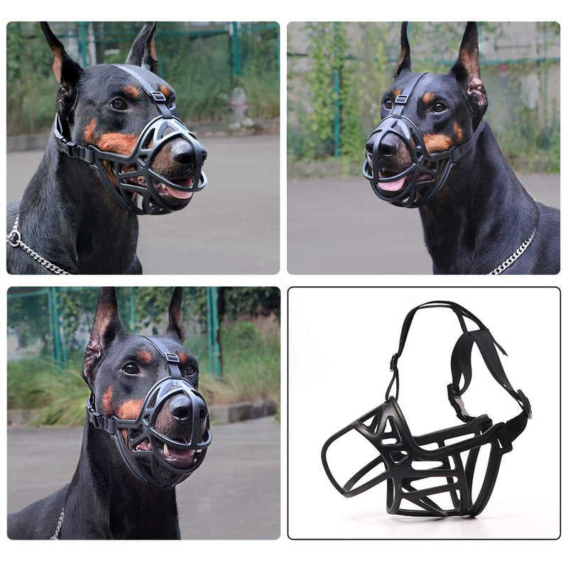 [Australia] - KITAINE Dog Muzzle, Soft Humane Rubber Basket Muzzle Upgrade for Small Pups Medium Large Dog Muzzle Best to Prevent Biting Chewing Barking, Muzzle Allows Free Pant Drink XS 