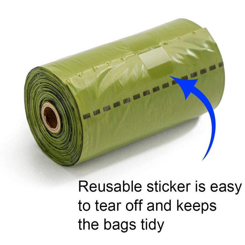 [Australia] - HIPIPET 360 Dog Poop Bag Degradable Waste Bags Earth-Friendly for Dogs Doggie Cats Pet,15% More Thicker and Tougher Leak-Proof 