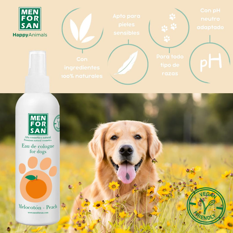 Menforsan EAU de Cologne for dogs peach - 125 ml - PawsPlanet Australia