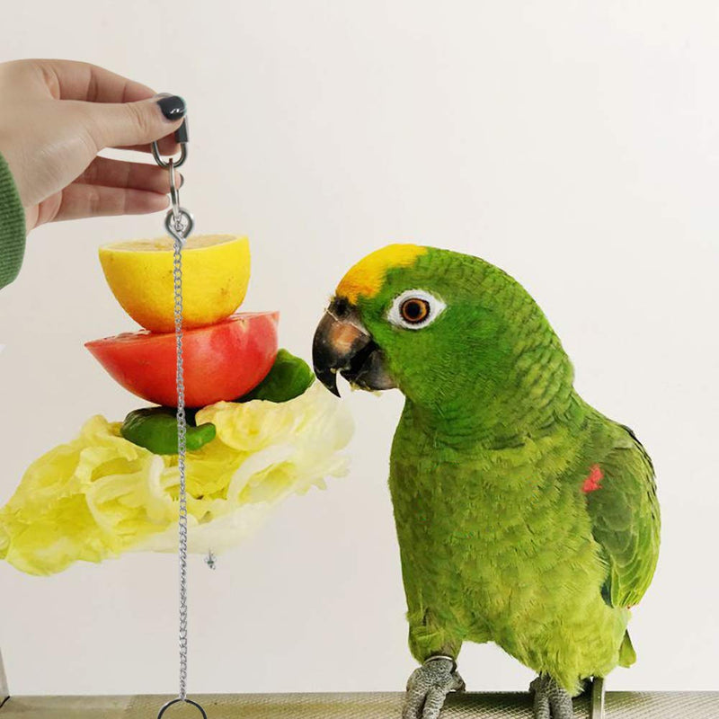 N //A Bird Chewing Toys, Parrot Chewing Toy, Multicolored Wooden Block Bite Toys Entertaining, Vegetable Hanging Feeder for Small and Medium Parrots Birds - PawsPlanet Australia