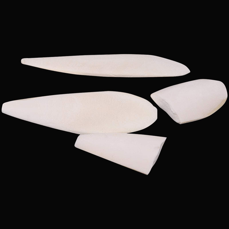 Yorgewd Parrots Chew Toys Birds Chew Toys 3 Pieces Natural Cuttlefish Bone for Parrots Cage Birds Reptiles Tortoises Snails,14-15.5cm - PawsPlanet Australia