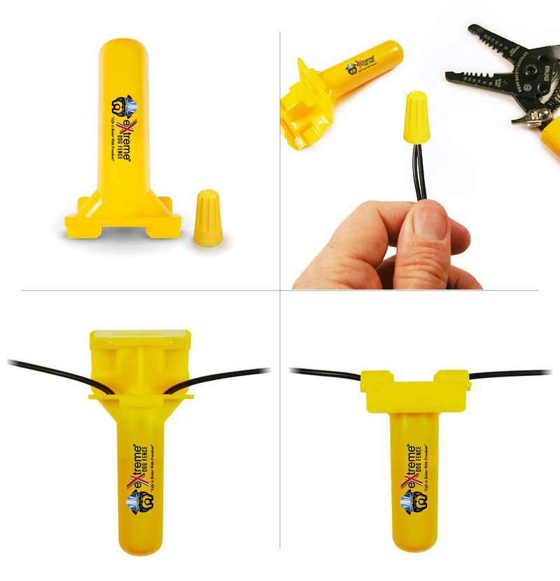 Dog Fence Wire Splices - Install, Repair or Expand Any In Ground Dog Fence Wire, Robotic Lawnmower, Alarm Systems, Landscaping, Sprinkler Systems, and Outdoor Low Voltage Wire Application 3 Pack - PawsPlanet Australia