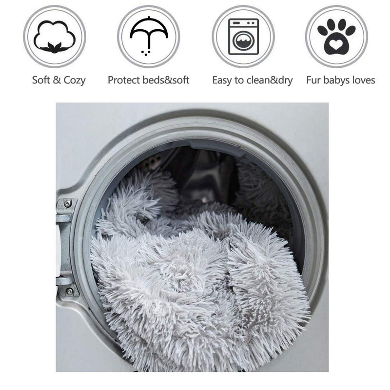 CHMMY Fluffy Dog Blanket, Soft Cat Blanket, Fleece Blanket, Washable Deck for Pets, Dogs, Cats, Puppies, Soft Warm Mat for Pets, Dogs, Cats, Puppies Grey L: 75*100cm - PawsPlanet Australia