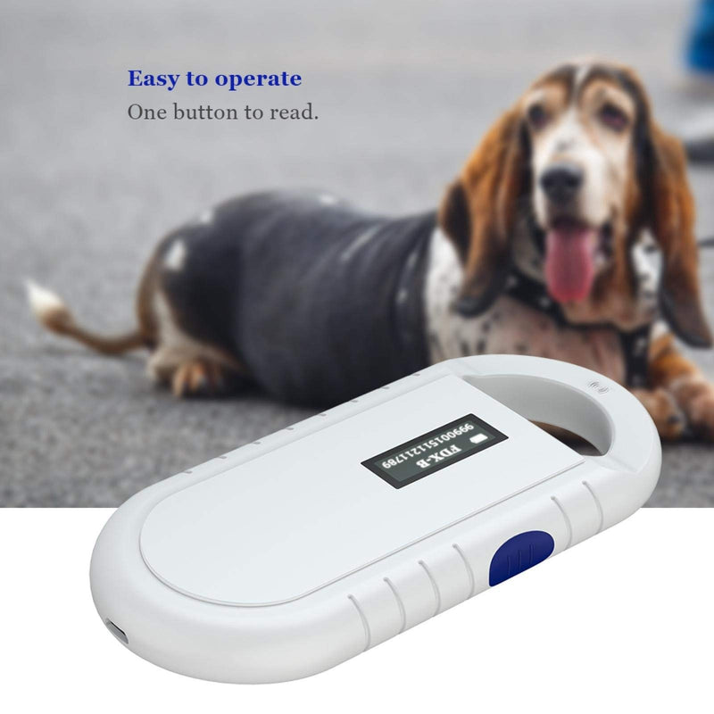 Elprico Mini RFID Reader, Universal Portable Handheld Reader Microchip Scanner with Pet Chip Reader, Pet Microchip Scanner - PawsPlanet Australia