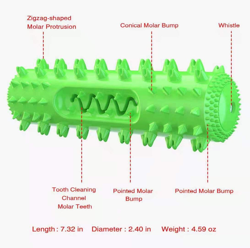 Dog Chew Toys Squeaky Toys Floatable Interactive Molar Toys Dog Supplies for Chewers Large Medium Breed Molar BPA-Free TPR Material Dog Stick Toothbrush Indestructible Interactive Tough Durable Toys - PawsPlanet Australia