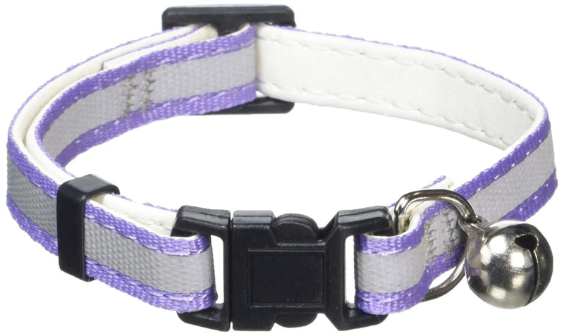 Trixie Kitten Nylon Collar, Black/Pink/Orange/Violet(Reflective) Black/Pink/Orange/Violet(Reflective) - PawsPlanet Australia