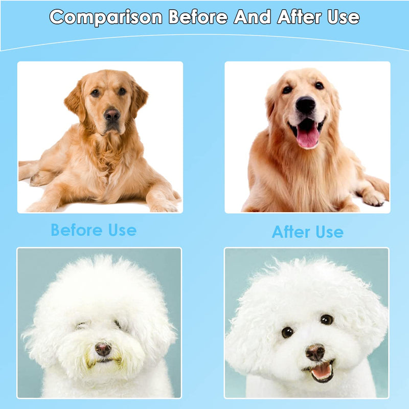 XLZJYIJ Cats and Dogs Undercoat Brush, 2-in-1 Undercoat Comb, Dog Comb, Cat Brush, Removes Undercoat Dog Comb for Pet Grooming and Hair Removal, Prevention of Knots and Tangled Hair - PawsPlanet Australia