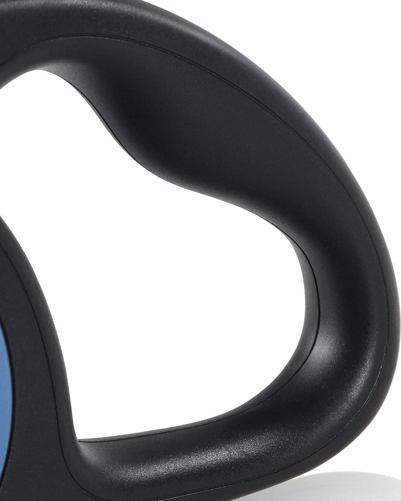 Taglory No-Tangle Retractable Dog Lead 5m,Heavy Duty Dogs Extendable Leads Strong Nylon Tape,Suitable for Boy Dogs Up to 20kg,Blue 16ft (5m) Blue - PawsPlanet Australia