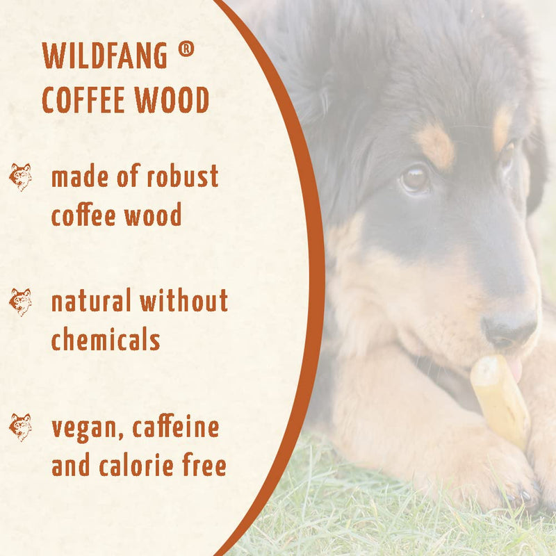 Wildfang® chewing root made of coffee wood for your four-legged friend I Dog toy wooden bone - chewing toy - dental care & chewing muscle training I Durable & natural chewing stick for your dog XS - for dogs up to 10 kg - PawsPlanet Australia