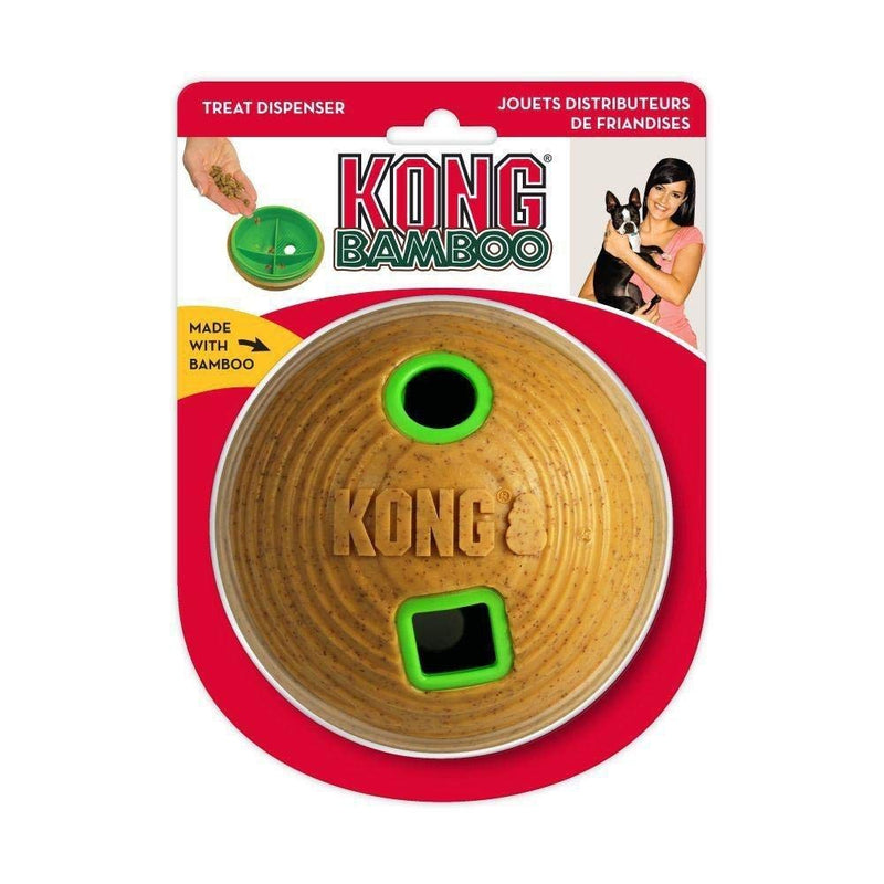 KONG - Bamboo Food Ball - 1 piece Medium (Pack of 1) - PawsPlanet Australia