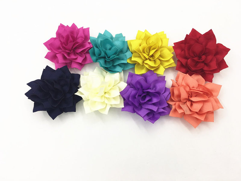 [Australia] - SUNYUM Dog Collar Flowers- Pet Charms- Flower Collars- Accessories For Cat Puppy Bowtie- Grooming Decoration Pack of 8 lotus 