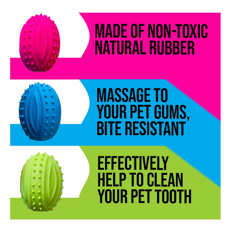 Dog ball and Fetch Game teathing Ball Toys Dogs Exercise Training for Large Medium Small Dogs Hands Free Ball Free Pick Up and Throw Play Toy for Puppy Exercise & Training Dog Teething Ball - PawsPlanet Australia