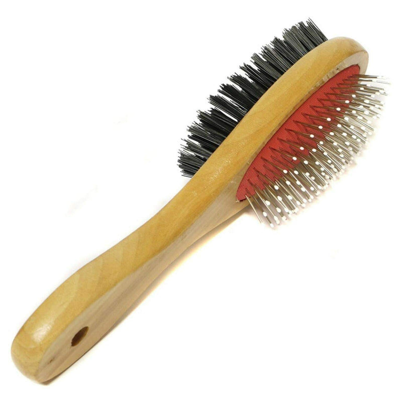 Pet Hair Double Sided Wooden Pet Brush For Dogs Cats Puppy Animals Pet Brush - PawsPlanet Australia