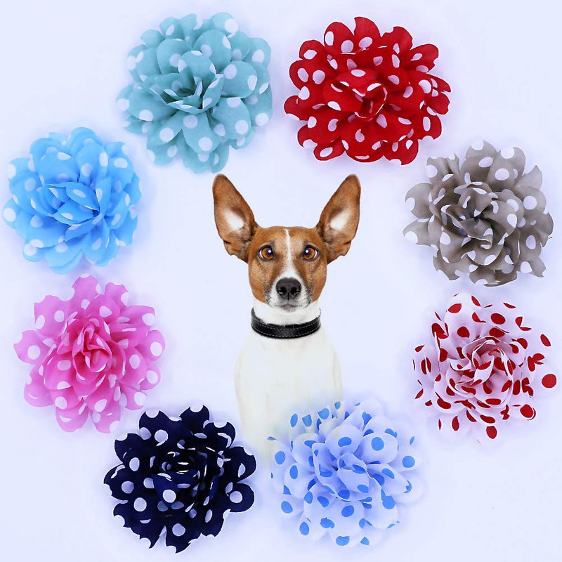 [Australia] - PRUNS Dog Flowers Collar Pet Charms Flower Collars Accessories Cat Puppy Collars Bowtie Grooming Decoration 4 