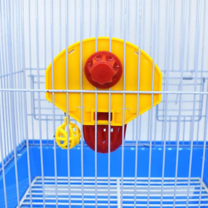 VILLCASE Bird Intellective Toy-Mini Basketball Toys Funny Parrot Training Toys Chew Activity Toy Cage Accessories for Budgie Parakeet Canary - PawsPlanet Australia