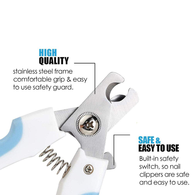 Professional Dog Nail Clippers Non-Slip Handles & Lock Button Claw Care Safety for Dogs Cat for Medium and Small Pet - PawsPlanet Australia