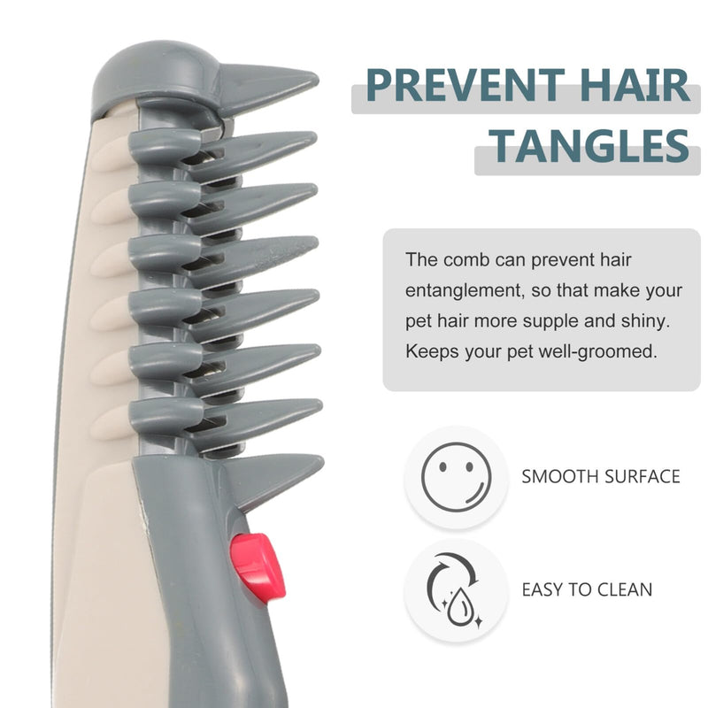 ULTECHNOVO Cat Brush Cats Dogs Hair Clipper Long Hair Dog Clipper Long Hair Cat Clipper Care Grooming Electric Dog Trimmer Razor Brush Comb Dog Brush - PawsPlanet Australia