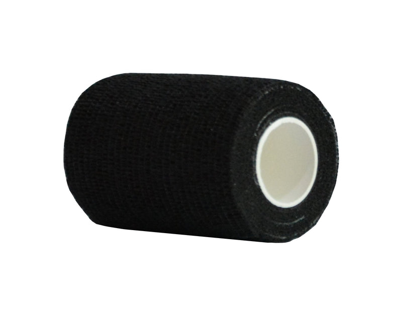 Risscly Black 7.5cm cohesive Bandages Adhesive Bandage Vet wrap Medical Tape Sticky Bandage 6 Rolls - PawsPlanet Australia
