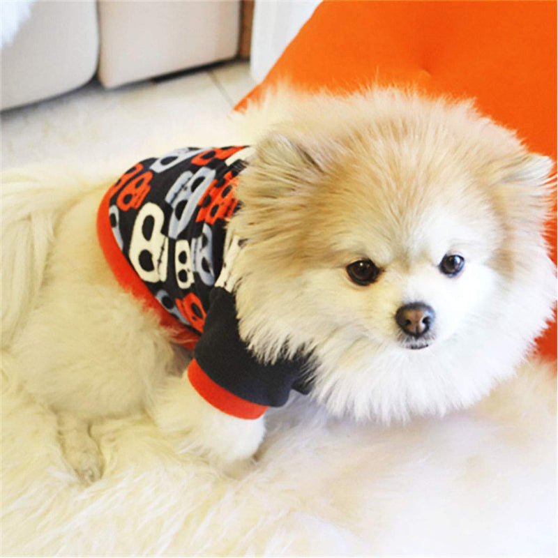 Petea Pet Dog Clothes Punk Style Villi Dog Sweater Soft Thickening Warm Cute Pup Dogs Shirt Winter Puppy Sweater for Dogs and Cats S - PawsPlanet Australia