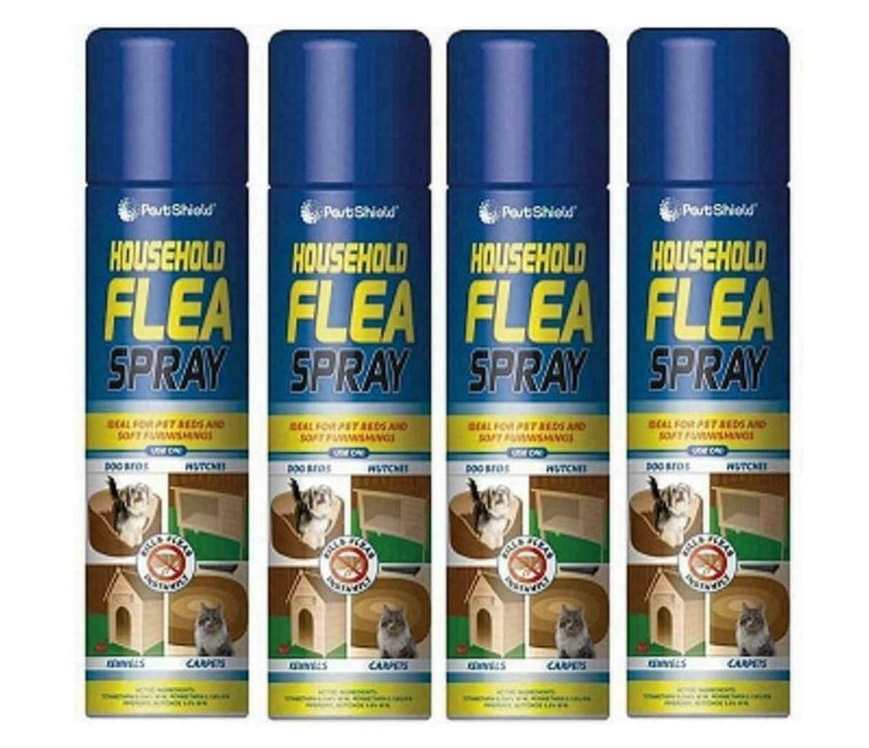 2 x Flea Spray For The Home | Kills Fleas Instantly | Household Flea Treatment For House Cat Dog Pet Beds Carpet (Pack of 2) Pack of 2 - PawsPlanet Australia