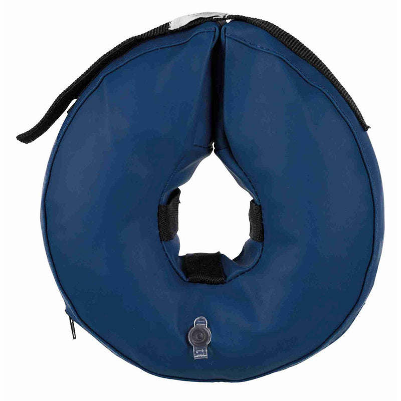 Trixie 19541 Inflatable Safety Collar, XS: 20-24 cm/8 cm, Blue - PawsPlanet Australia