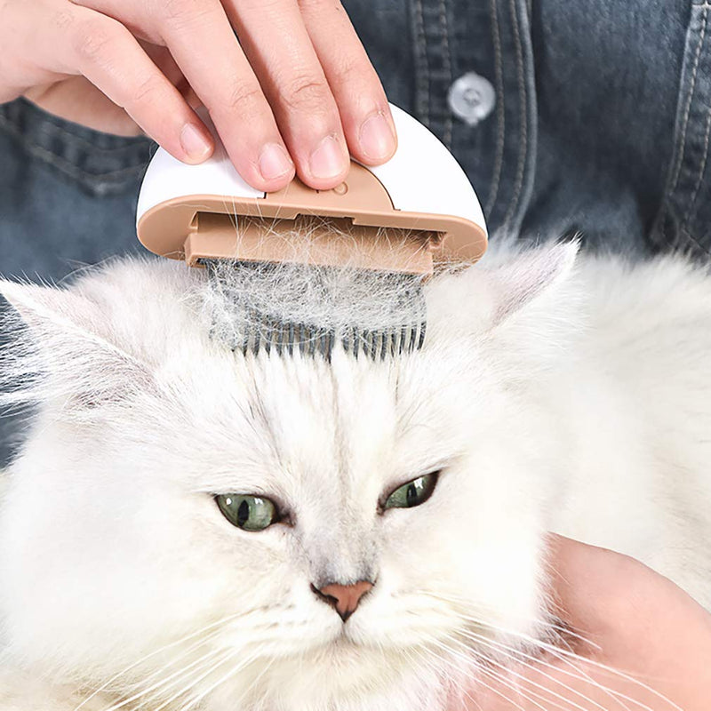 [Australia] - Noband L.W LW cat Comb cat Brush，Dog Brush，Shedding Tool，Deshedding Brush & Massage Comb 2 in 1，Effectively Remove 95% Mats Tangles Fur & Dirt, for Short Long Haired Puppy & Cats Light Green 