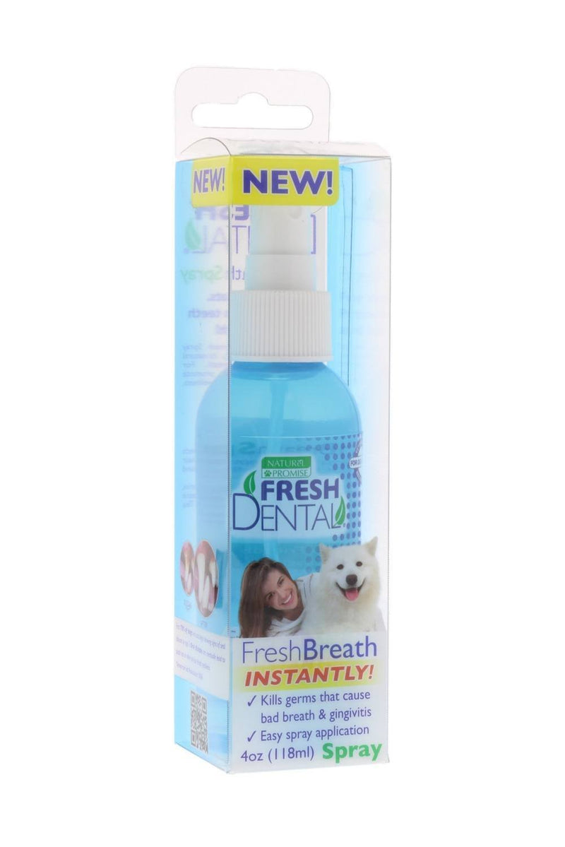 Naturel Promise DNP33013 Fresh Dental Dog Spray, 4-Ounce - PawsPlanet Australia