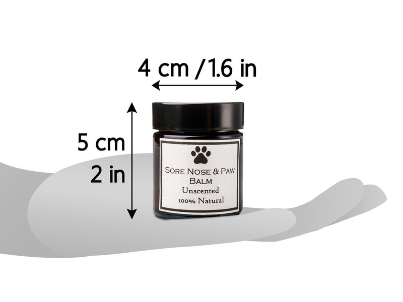 Clovelly Soap Co Natural Handmade Dog Nose, Paw & Skin Balm for all Breeds 30g Jar Scent Free - PawsPlanet Australia