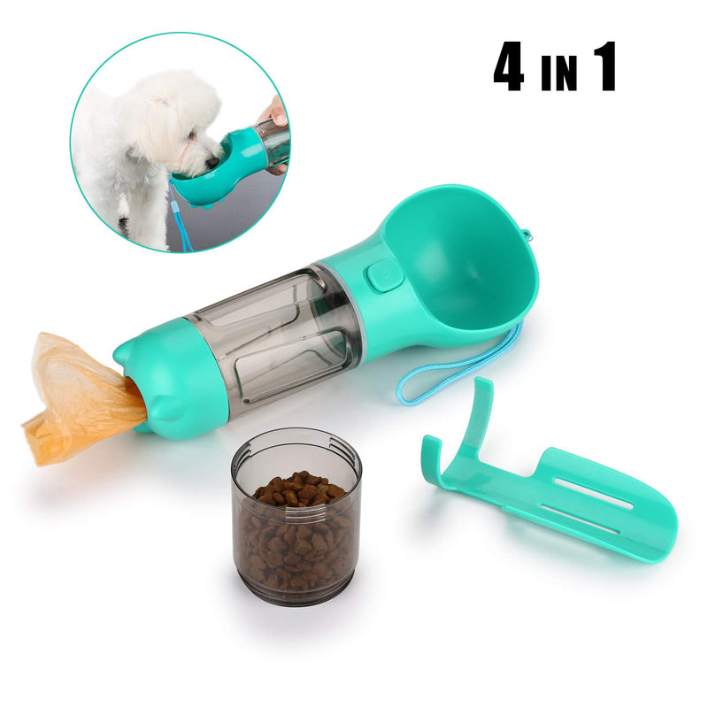 Ownpets Dog Water Bottles for Walking, Portable Pet Travel Dispenser with Drinking Bowl, Dog Cats Poop Bags Shovel - PawsPlanet Australia