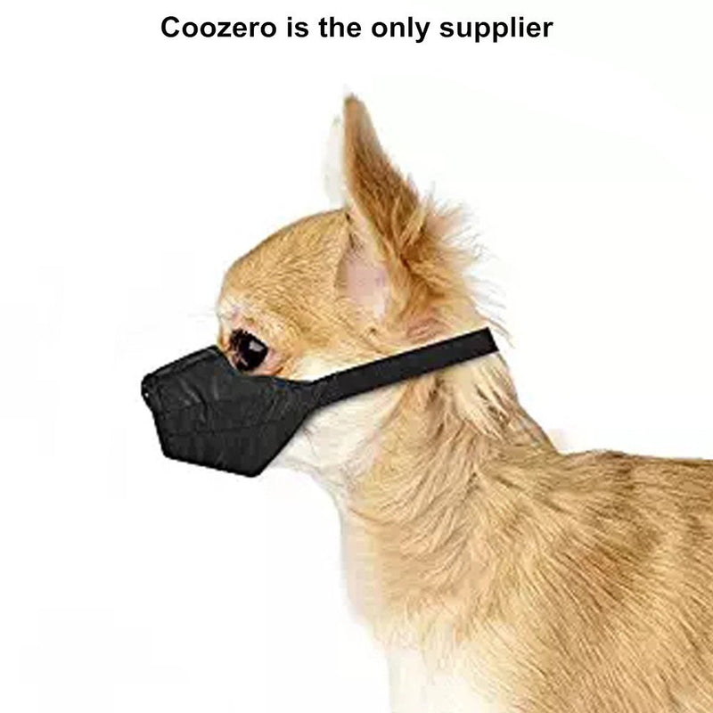 Dog Muzzle, 7 PCS Anti-Biting Barking Muzzles Adjustable Dog Muzzles Suit Mouth Cover for Small Medium Large Extra Dog Black - PawsPlanet Australia