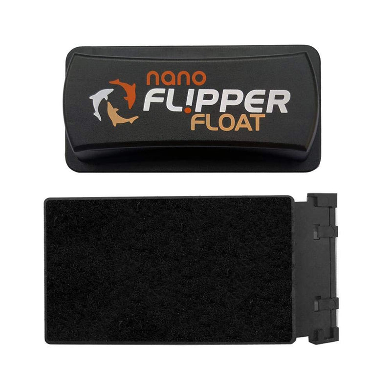FL!PPER Flipper Cleaner Float - 2-in-1 Floating Magnetic Aquarium Glass Cleaner - Fish Tank Cleaner - Scrubber & Scraper Aquarium Cleaning Tools – Floating Fish Tank Cleaner Nano - up to 1/4" - PawsPlanet Australia
