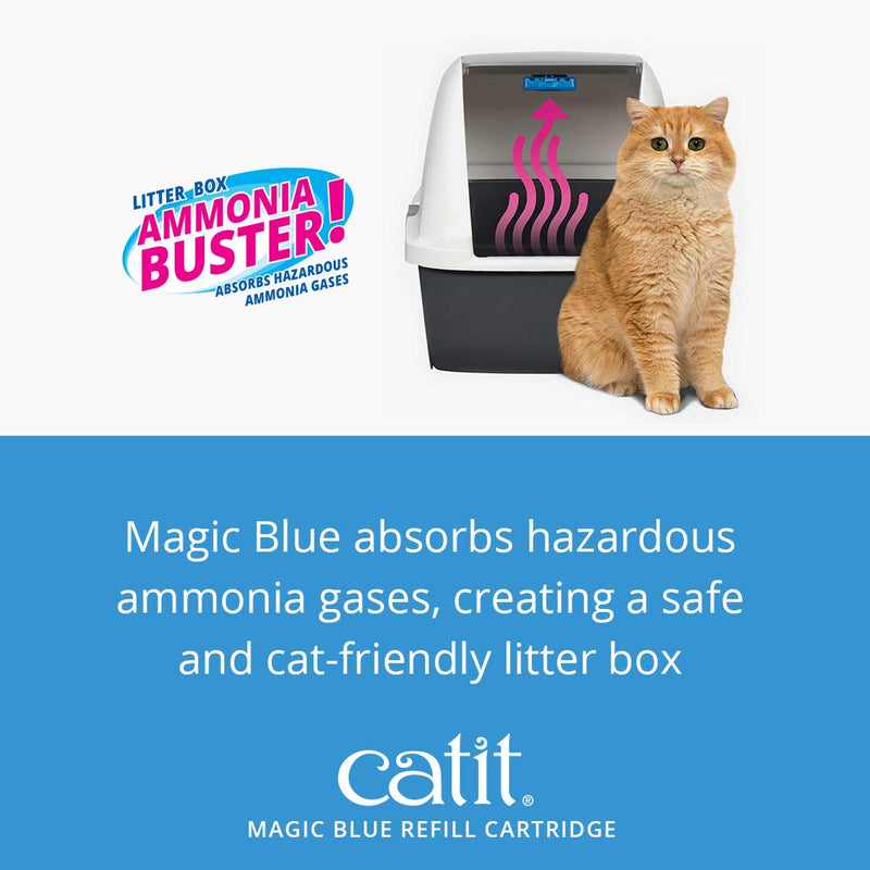 Catit Magic Blue Cat Litter Box Air Purifier - PawsPlanet Australia