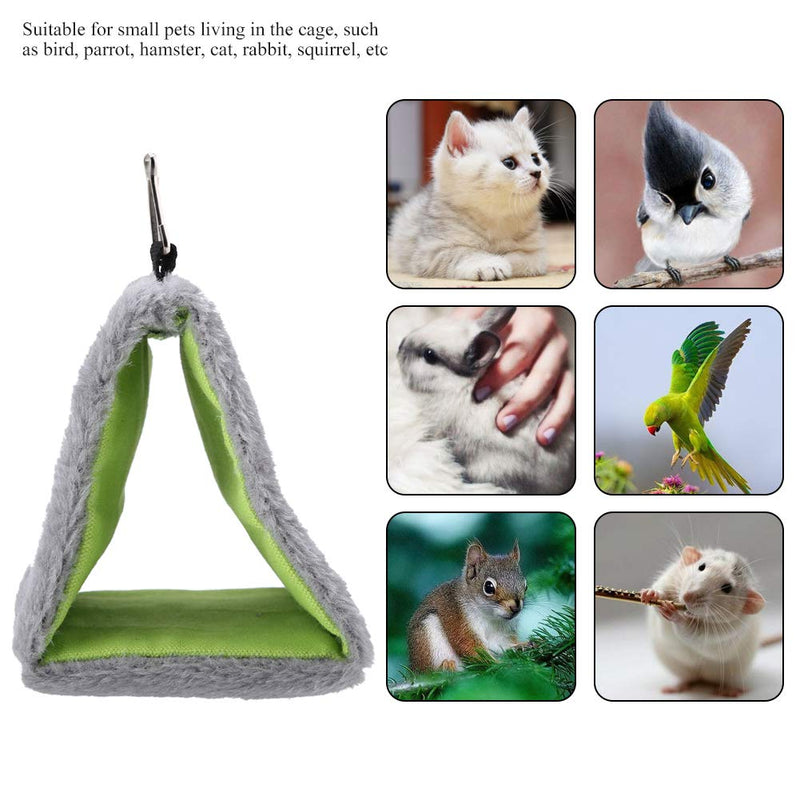 [Australia] - AYNEFY Flannel Bird Nest, Hanging Tent Warm Triangular Pet Cave House for Bird Parrot Hamster Cat Rabbit Squirrel 