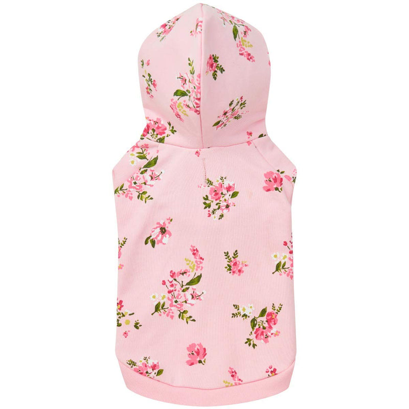 [Australia] - Blueberry Pet 2020 New Dog Coat - 9 Patterns Dog Sweatshirt / 4 Patterns All-Weather Dog Poncho Back Length 12" Sweatshirt - Baby Pink 