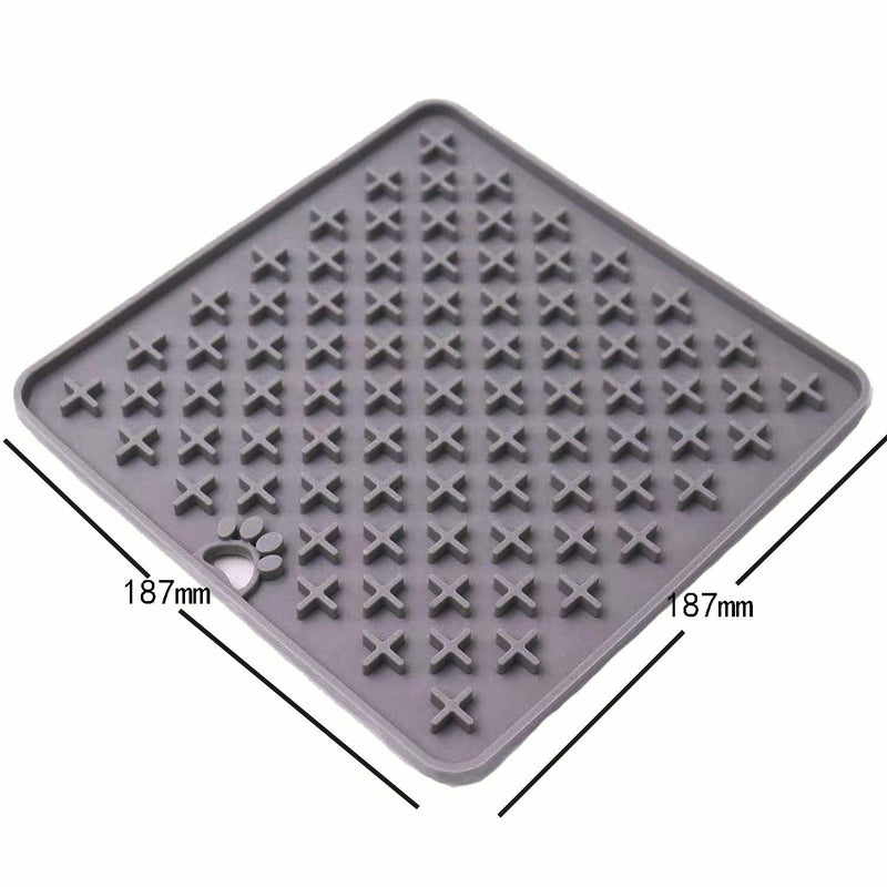 666 7.4 inches-Silicone-Dog Lick Mats &Lick mat for Dogs&Lick mat Dogs Tuff&Dog Toothpaste Peanut Butter&Puppy Pads& Dog Lick mat &Licky Mats for Puppy&Peanut Butter Lick Pad for Dog Grooming Bathing - PawsPlanet Australia