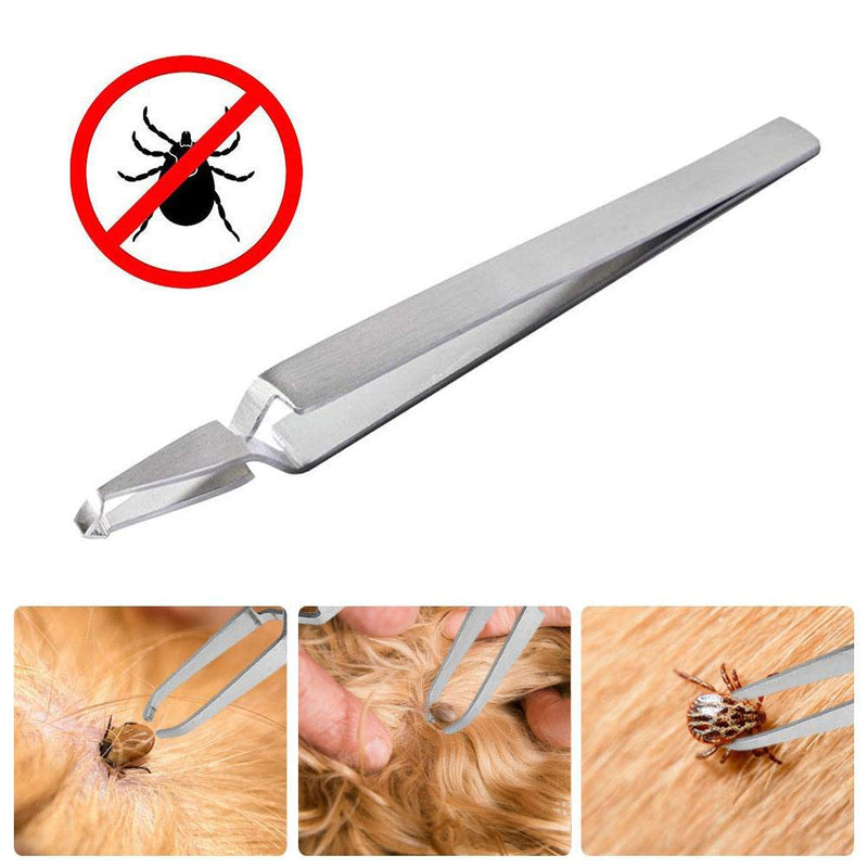 Tick Remover,Tick Remover Tool Set,Tick Remover for Dogs Cats,Dog Tick Remover Tool,2PCS Stainless Steel Tick Hooks with Storage Box Easy Remove Ticks,Safe Tick Remover Kit Tick Tweezers for Dogs,Cats - PawsPlanet Australia