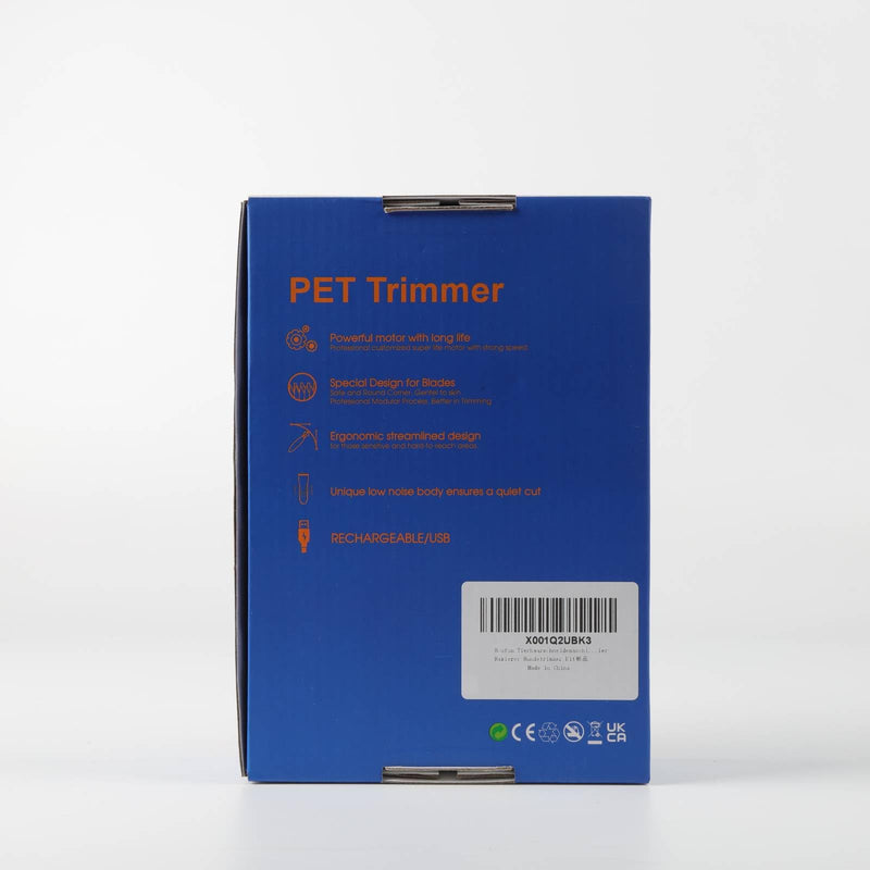 in 1 quiet dog clipper for poodles: IPX7 waterproof dog hair clipper small with 4 sizes trimmer head, rechargeable paw clipper dog for cats, eyes, ears, face, body white - PawsPlanet Australia